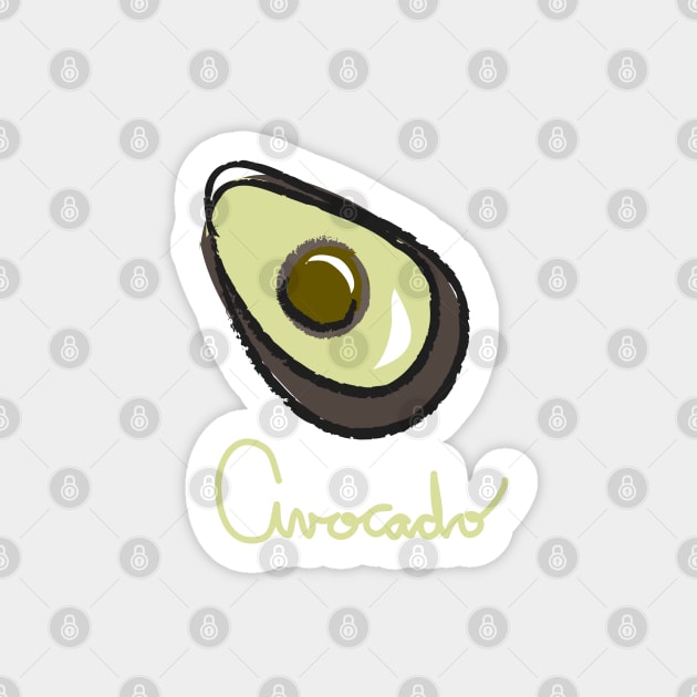 Fun avocado Sticker by Slownessi